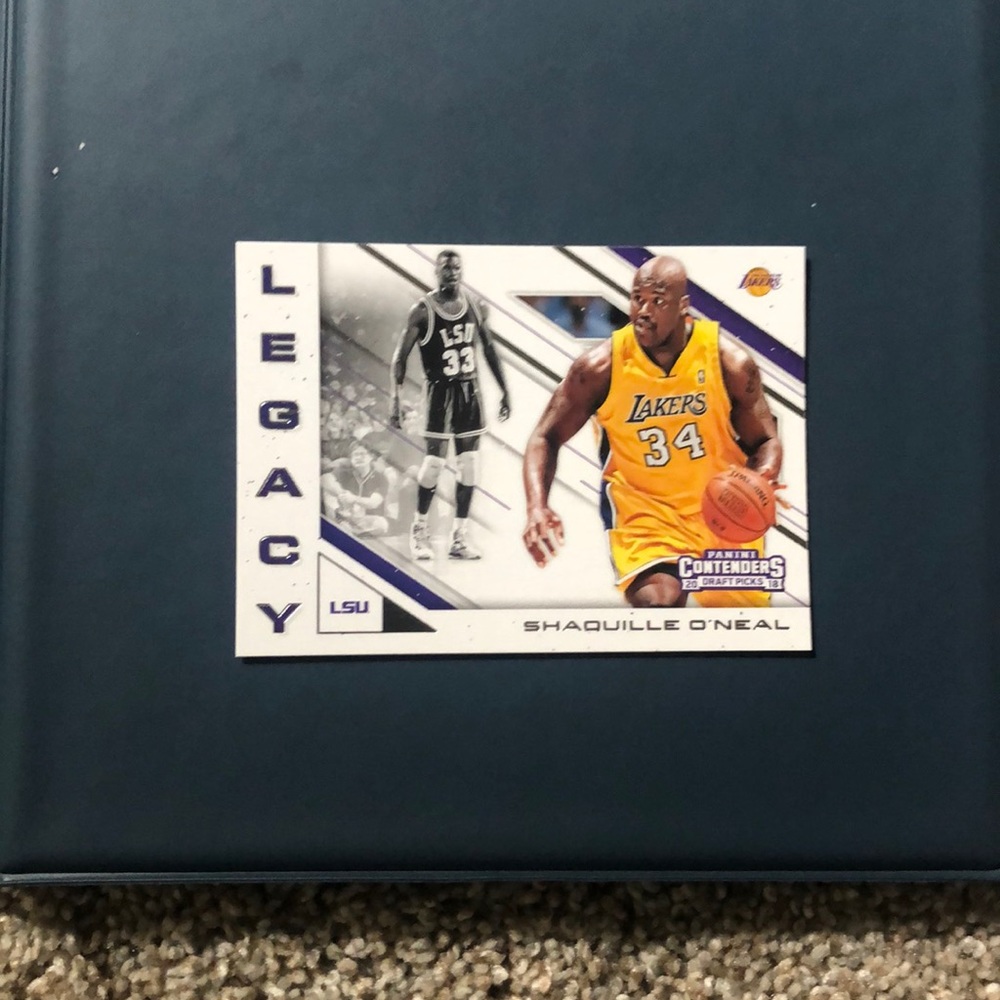 Shaquille O’Neal legacy/LSU card